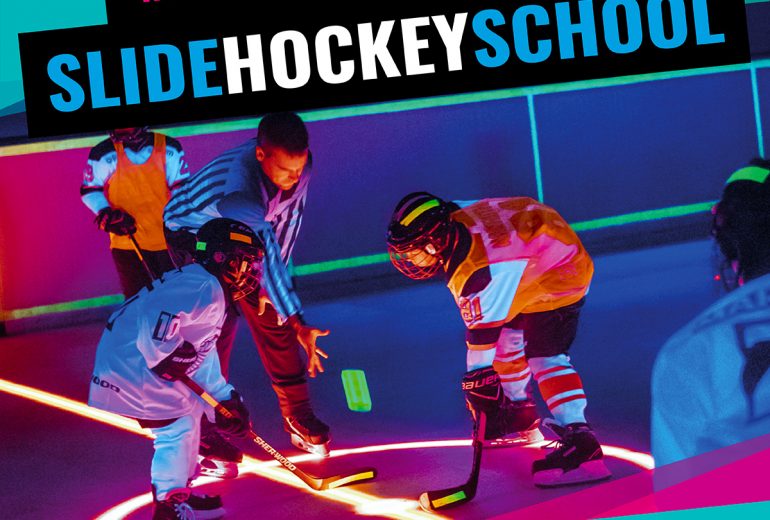 SLIDE COLOGNE Angebotsteaser Hockeyschule und Skate Lauflernschule